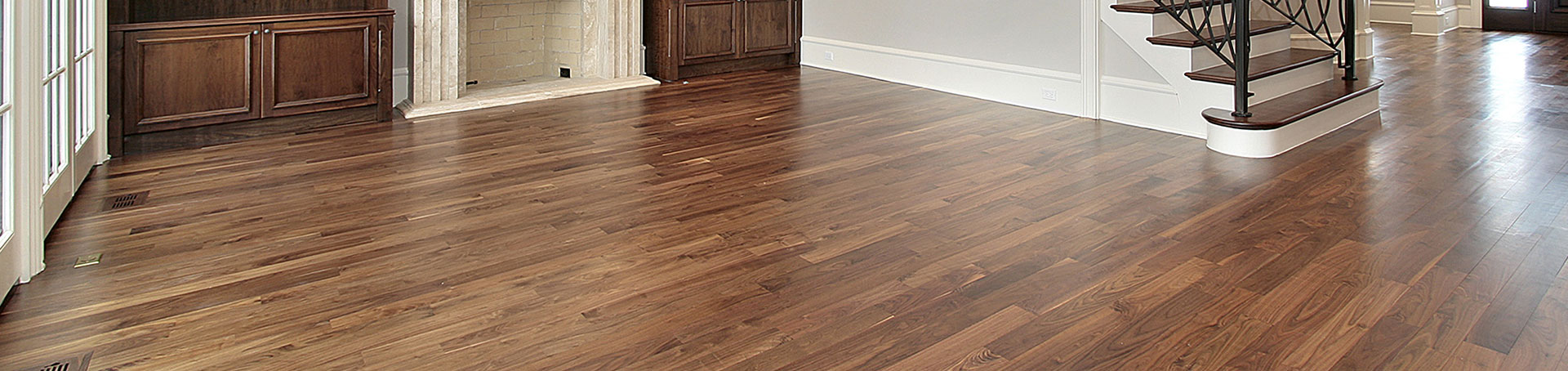 Refinished hardwood floor in a Brooklyn home